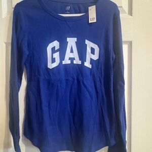 GAP Royal Blue Crew Neck Top NWT